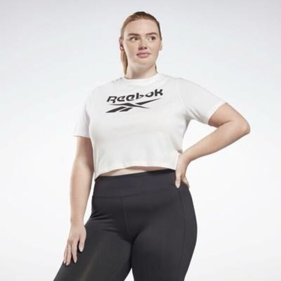Reebok Plus Size Logo T-Shirt Size 1X - Picture 1 of 3